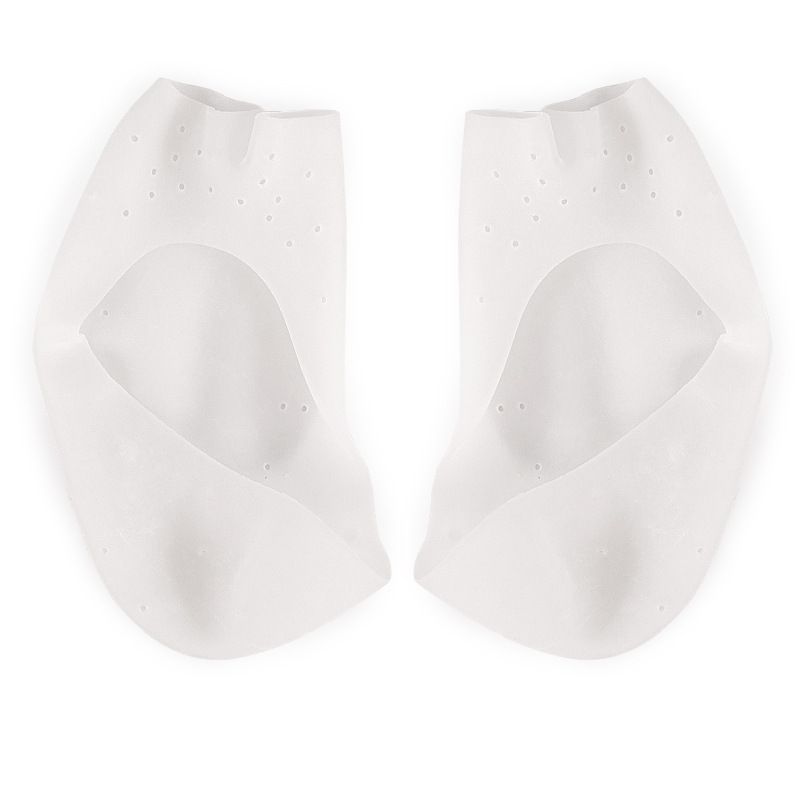 Breathable Open-Toe No-Show Socks – Anti-Slip & Seamless Toe Separation For Comfort (White, Nude, One Pair, One Size Fits Most)_voghion.com