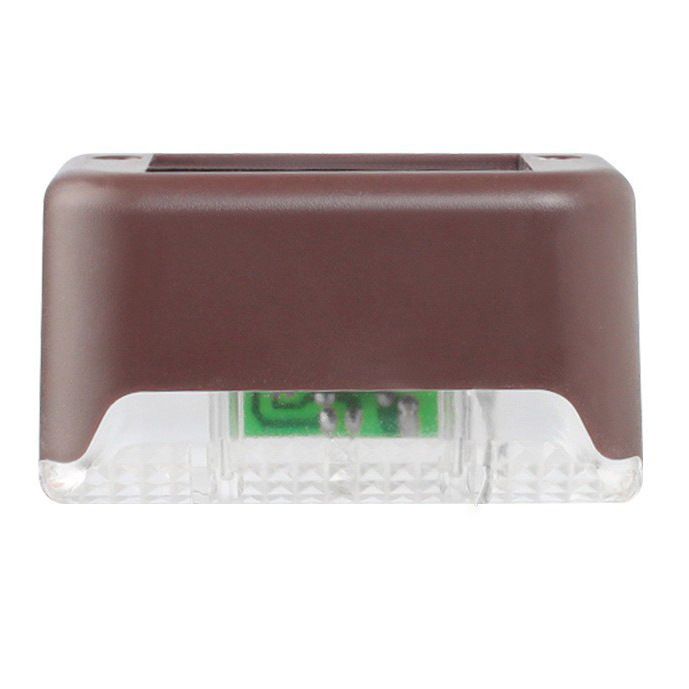 Solární 1LED schodové světlo zábradlí světlo plot světlo schodiště světlo zahradní dekorace světlo venkovní dešťové nástěnné světlo_voghion.com