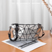 2024 nieuwe netwerk laser schouder veelzijdige geometrische diamant raster splicing dames crossbody mini telefoon tas_voghion.com