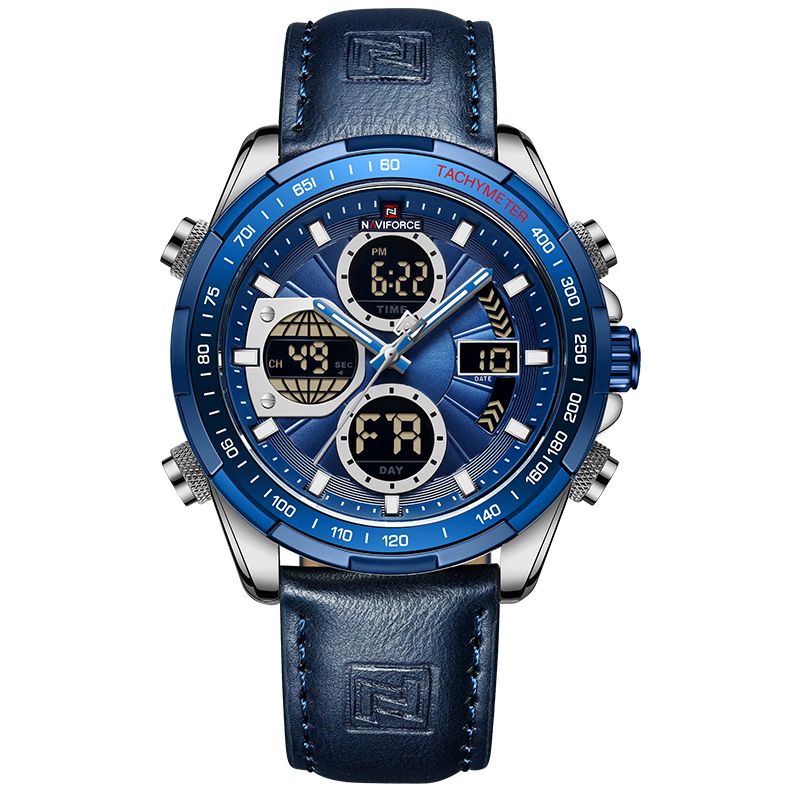 Nouvelle montre rétro étanche lueur dans le noir sport mode multi-fonctionnelle montre électronique pour hommes_voghion.com