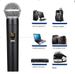 Χριστουγεννιάτικο ασύρματο μικρόφωνο χειρός, τρέιλερ U-band, εξοπλισμός υπαίθριας ζωντανής ροής, σύστημα ήχου καραόκε στο σπίτι, μικρόφωνο γενικής χρήσης σκηνής_voghion.com