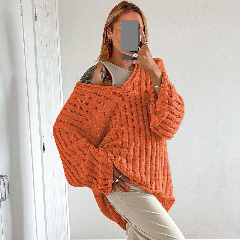 Women's Clothing Autumn And Winter New Women's Clothing Hot Cotton Linen Loose Tops Fashion Casual Sweaters_voghion.com