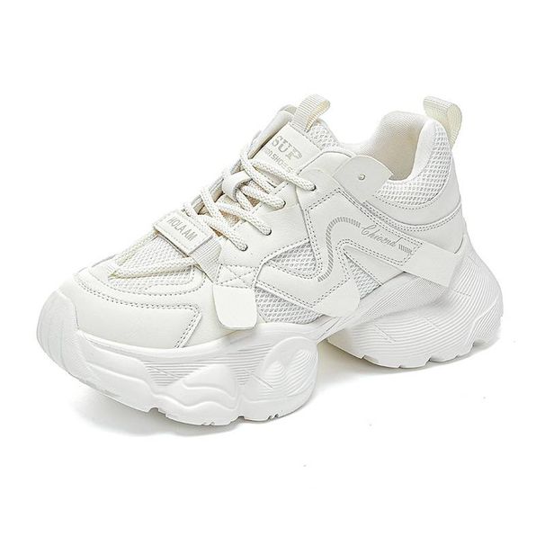 MingLiuThick Soled Height Increasing Dad Summer Breathable Mesh 2025 New Versatile Ins Sports Running Shoes, Show Leg_voghion.com