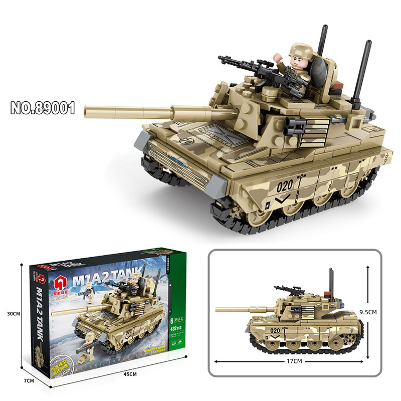 Militaire 99A Tiger gepantserde kleine bakstenen terreinwagen bouwsteen tank model DIY speelgoed voor tieners en volwassenen_voghion.com