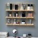 Wall Shelf – Multi-Tier Iron & Wood Display Rack For Cosmetics & Home Organization – Modular Grid Shelving For Living Room & Bedroom_voghion.com