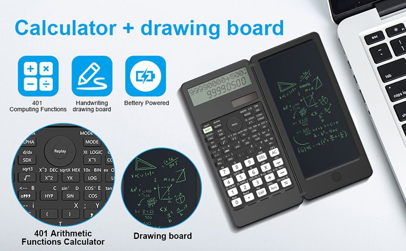 401 Calculation Function Solar Science Function Calculator Handwriting Board 6 Inch Complex Number Solution Equation Group Office School_voghion.com