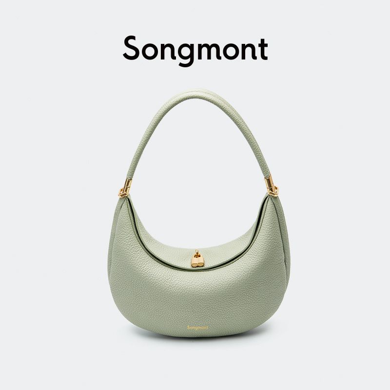 Songmont Songyue sērijas vidēja izmēra Moon Bend dizainera pusmēness tendences jaunā produkta soma viena pleca padusei_voghion.com