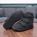 Ziwa Ge Winter Fleece-Lined Warm Women's Cotton Shoes Wide Fit For Fat And Swollen Feet High Instep Sugar Foot Woolen_voghion.com