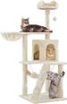 Cat Tree, 54in Tall Cat Tower For Indoor Cats With Extended Platform & Basket, Spacious Cat Condo, Funny Hammock, Scratching Posts And Ladder, B_voghion.com