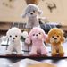 Keychain Plush Poodle Adorable Soft Stuffed Dog Accessory For And Bags Keys_voghion.com