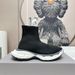 Socks, Summer Sports And Leisure Thick High Top, Breathable, Soft Sole, Elastic Socks, Boots, Mesh Height Increasing_voghion.com