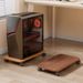 Supporto per computer desktop sotto la scrivania, universale, per uso domestico, con ruote, per l'elevazione del pavimento_voghion.com