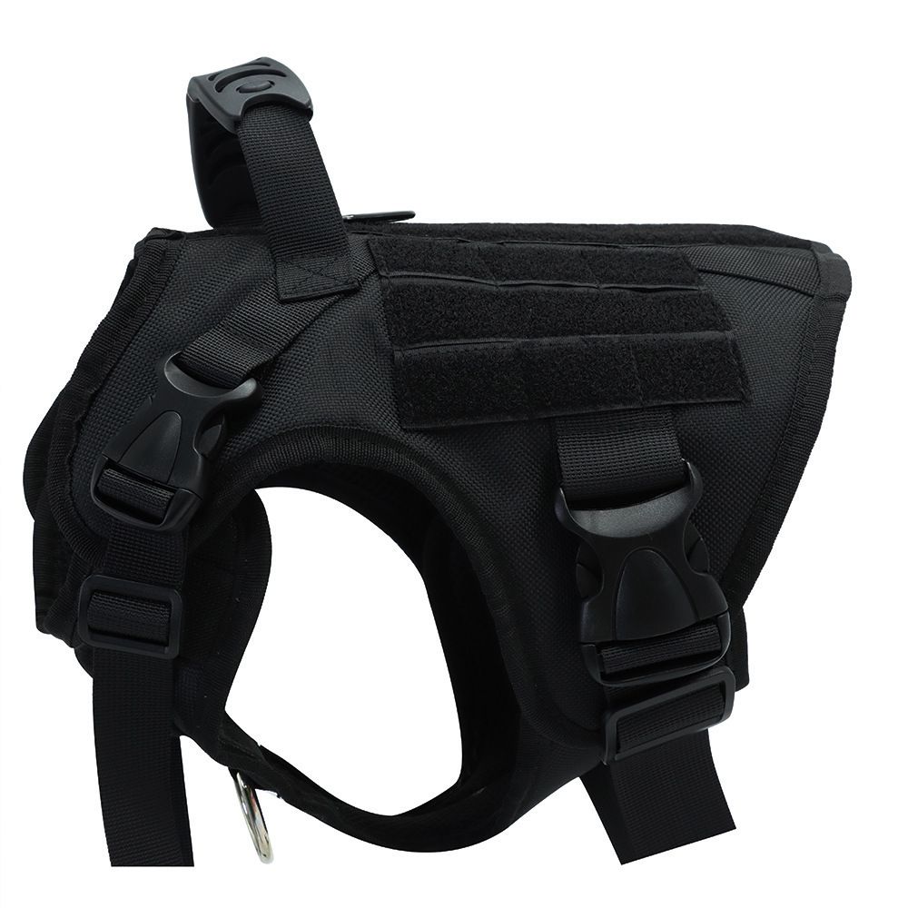 Taktische Kleidung Brustgeschirr Nylon wasserdicht große und mittelgroße Hundetraining Haustierweste_voghion.com