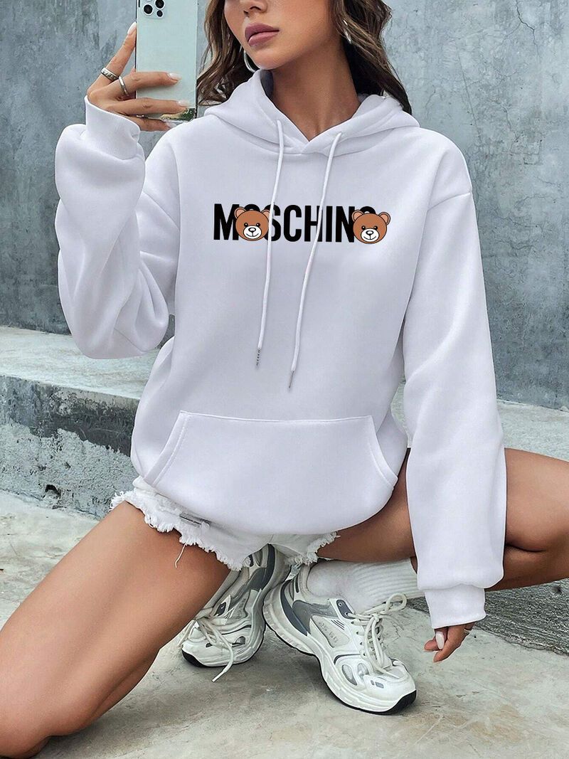 Lose Mit Kapuze Pullover Frauen Herbst Neue Persönlichkeit Vielseitig Mode_voghion.com
