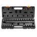 Bit Drive Case 29pcs Sockets 3 Ratchet Impact Tool Set 8in 6Point Kit_voghion.com