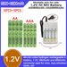 AA+AA nikkelwaterstof oplaadbare batterij, 1,2 V, 9800 mAh en 8800 mAh, veelgebruikt voor muizen, speelgoed, afstandsbedieningen, enz._voghion.com