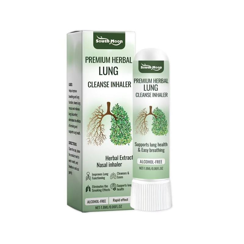 South Moon Premium Herbal Lung Cleanse Inhaler Alcohol-free Nasal Inhaler_voghion.com