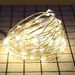 Guirlande lumineuse solaire à LED en fil de cuivre – 100/200/300 LED, étanche IP65, 8 modes d'éclairage, télécommande, éclairage décoratif d'extérieur_voghion.com