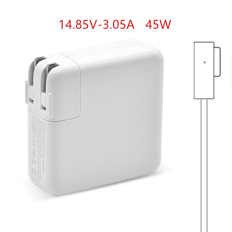 Universele stroomadapter van 45 W/60 W/85 W, geschikt voor MacBook - snellader van 61 W/87 W/96 W/100 W met USB-C-poort_voghion.com