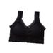 Internet famous lace backless camisole vest women, with bra pads, strapless, anti glare, wrapped chest, and base_voghion.com