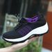 Plus Size High Elastic Breathable Casual Women's Trendy Lightweight Sock Shoes_voghion.com