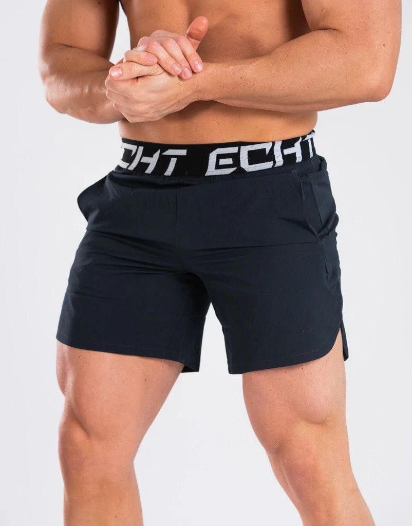 Pantalon d'entraînement d'été pour hommes, avec ceinture, pantalon de fitness et de musculation, pour entraînement, course à pied, short décontracté_voghion.com