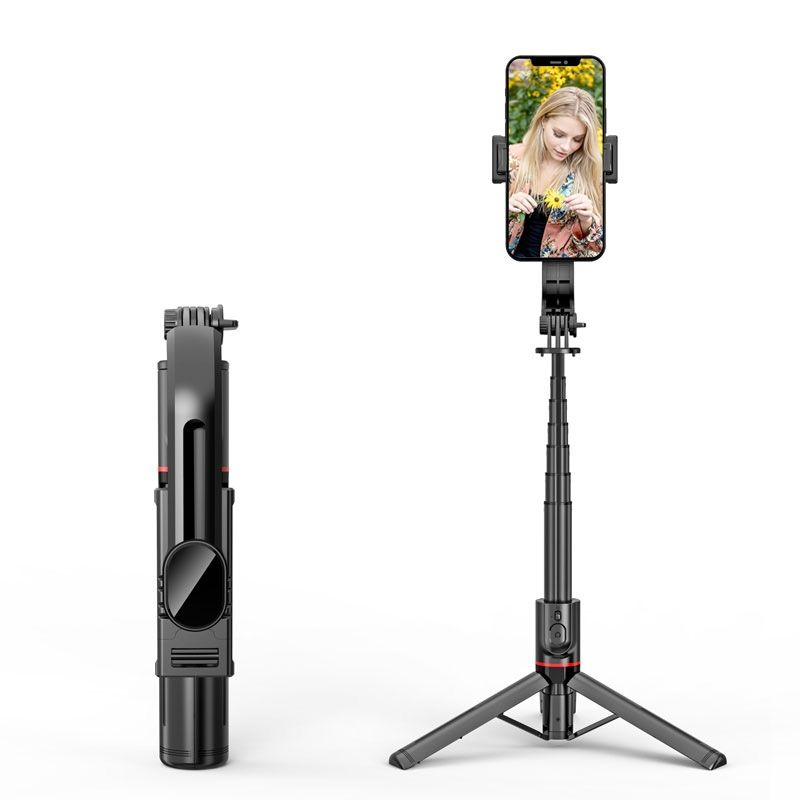 L12 Bluetooth Remote Control Tripod Selfie Stick Phone Holder_voghion.com