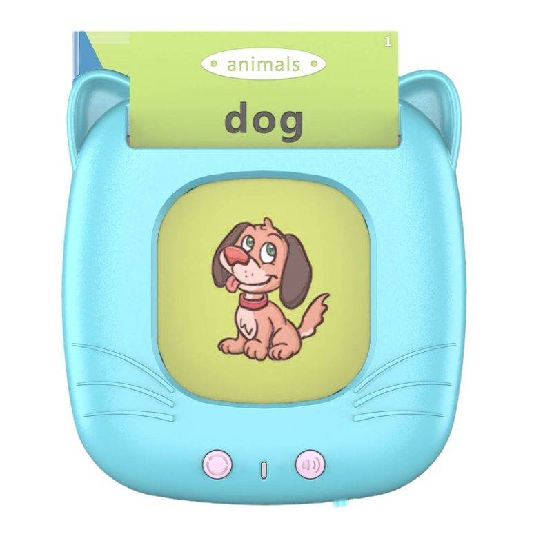Flash Cards Foreign Trade Children's Puzzle Toys English Card Insertion Machine Bilingual Early Education Flash Card Machine_voghion.com
