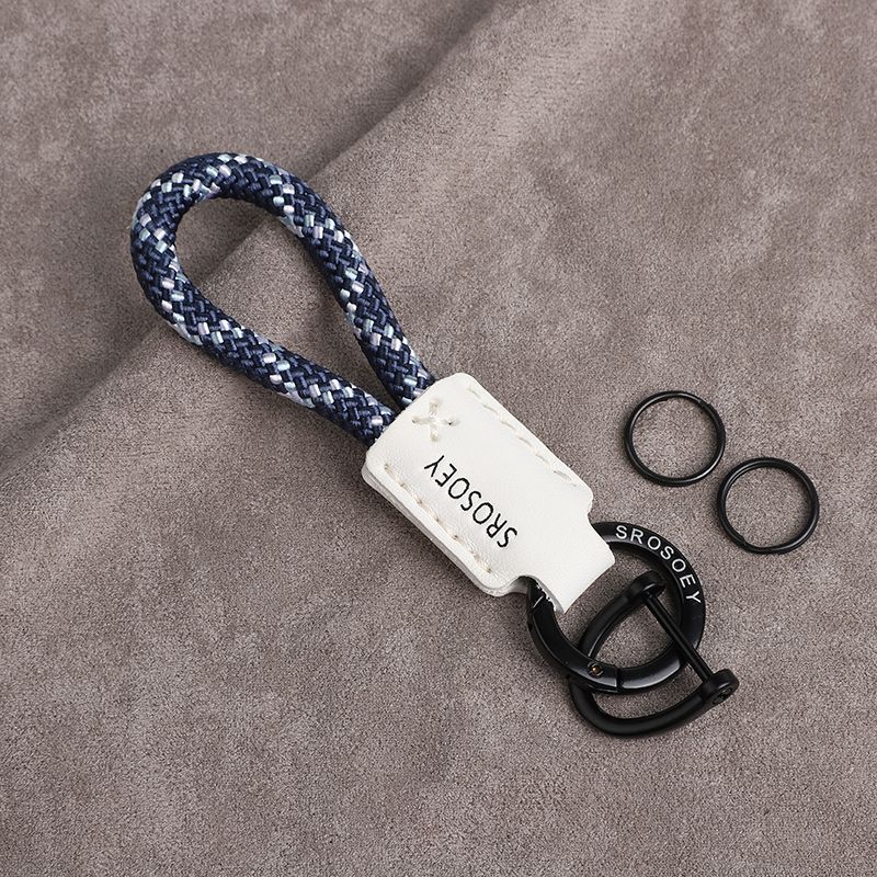 Immediately Get Rich Handmade Genuine Leather Keychain Lanyard Cowhide Key Pendant Leather Rope Xiaohongshu Car Men And Women Pendant_voghion.com