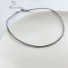 Catene Semplice All-over Nero Corda di Cera Acciaio Inossidabile Metallo Anti-sbiadimento Choker Catena per Clavicola Collo Con Collana Collare_voghion.com
