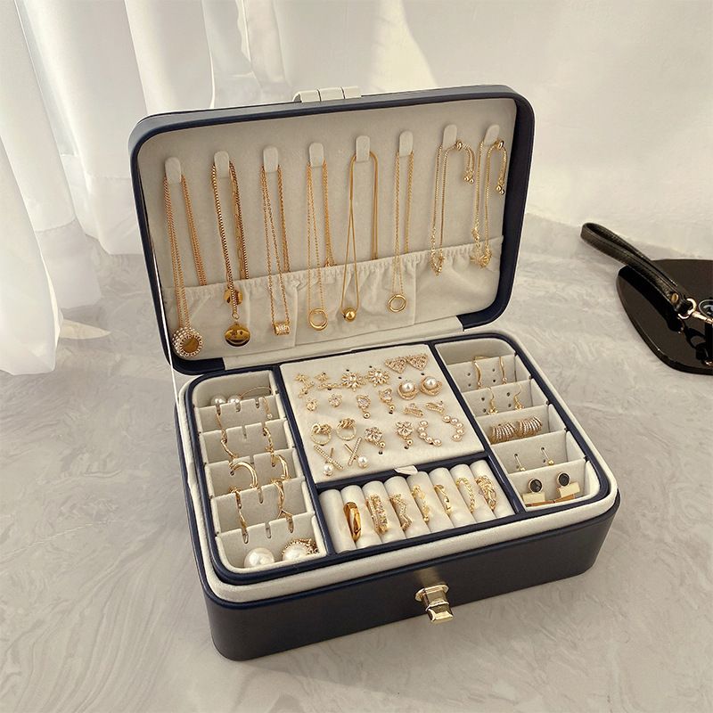 Double-layer large capacity multi-layer jewelry box_voghion.com