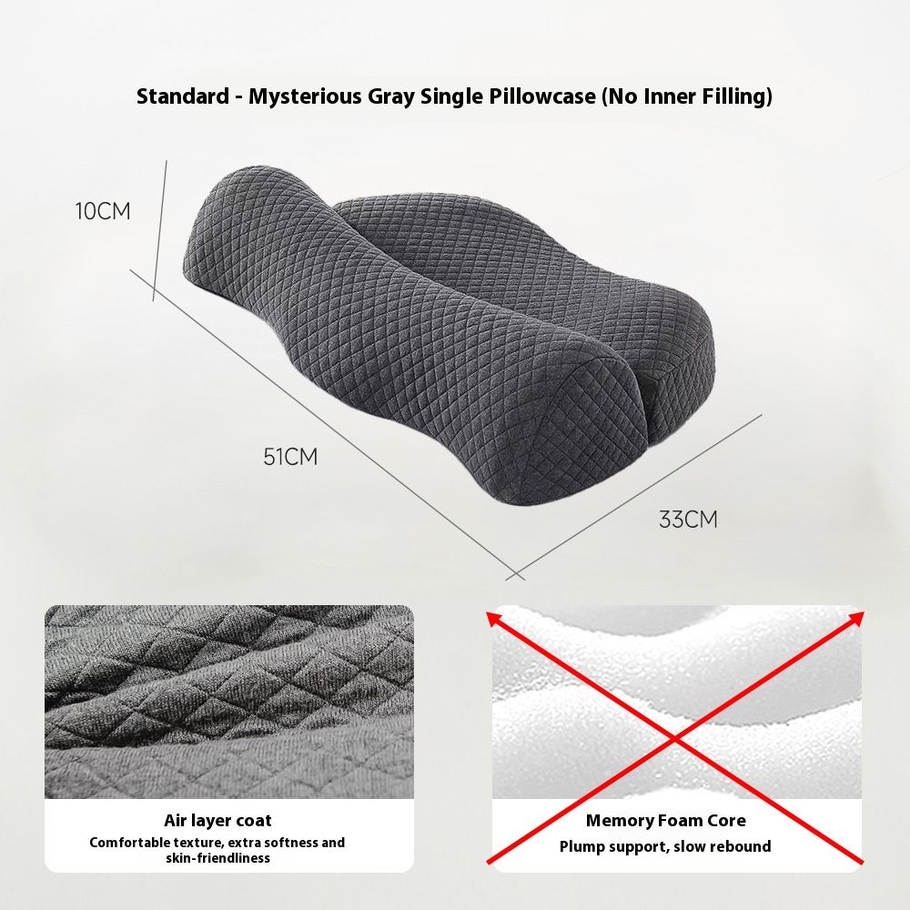 Ergonomic Memory Foam Neck Pillow For Pain Relief - Breathable & Supportive Cervical Support Pillow With Magnetic Therapy & Heating Options_voghion.com