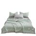 Washed cotton cool solid color air conditioning high-quality sheet, double person summer thin quilt, gift quilt_voghion.com