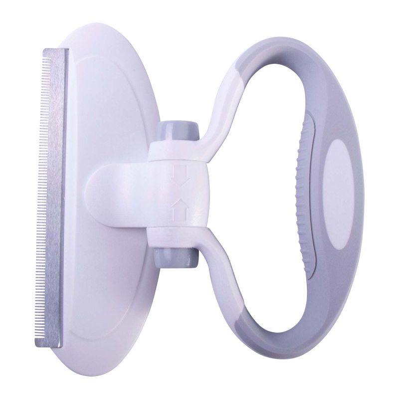 Pet Life 'Gyrater' Swivel Travel Grooming Deshedding Pet Comb_voghion.com
