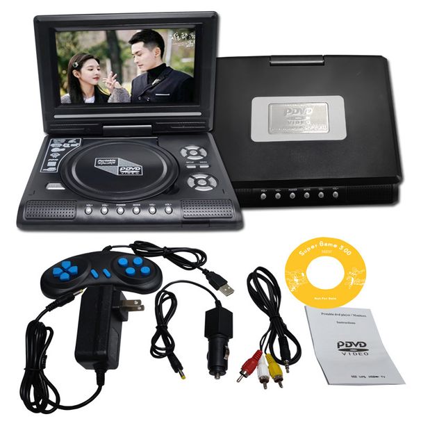 Nieuwe Amerikaanse standaard 9,8-inch draagbare meertalige DVD-speler EVD-scherm SD-kaart USB-multimedia cross 8_voghion.com