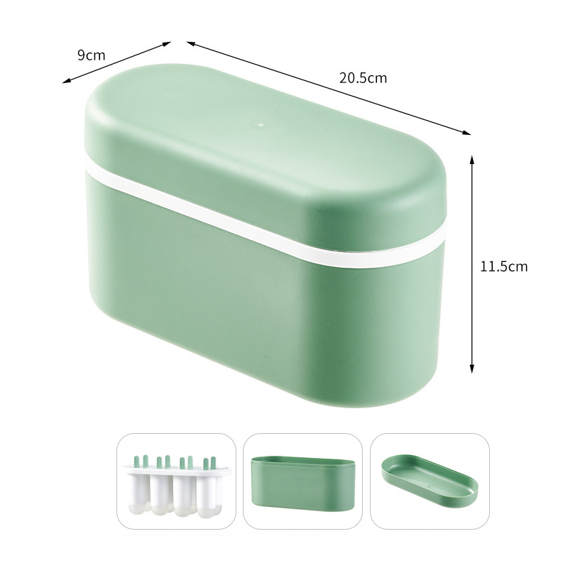 Soft Bottom Press Ice Cream Mold Food Grade Silicone Popsicle Popsicle Home Ice Cream Mold Frozen Ice Cubes Ice Cream_voghion.com