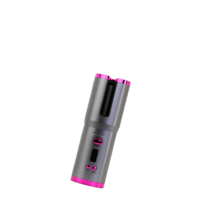 Wireless Automatic Curling Wand, USB Rechargeable Hair Curler With Heat Protection, Mini Travel-Friendly Styler For All Hair Types_voghion.com
