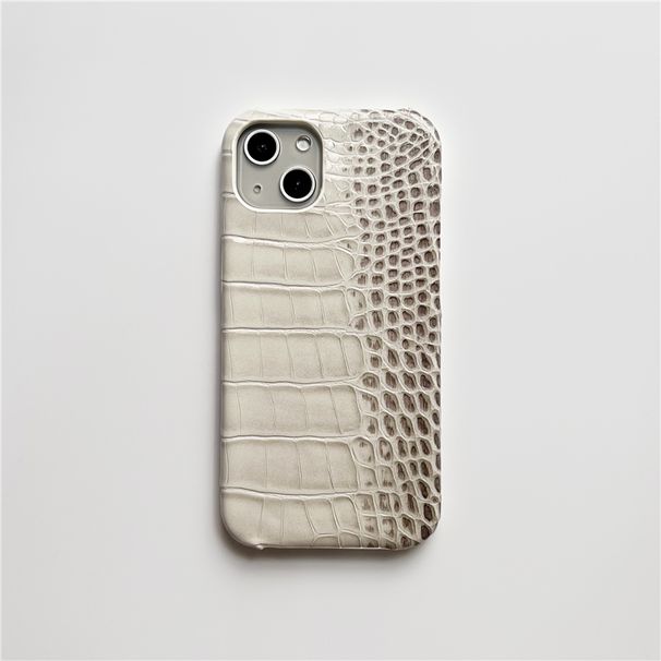 Unbeatable Quality Iphone Fancy Himalayan Leather Pattern Half Pack Hard Shell_voghion.com