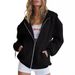 Oversized Streetwear Hoodie For Women & Teens – Heavyweight Fleece Pullover With Drawstring Hood & Zip Pocket, Unisex Casual Sweatshirt_voghion.com