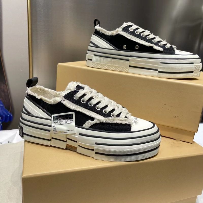 Celebritate același stil cuplu talpă groasă casual Wu Jianhao cerșetor femeie bărbat tată plută vulcanizată pantofi de pânză elevati_voghion.com