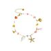 2025 Stainless Steel Natural Stone Colorful Beaded Shell Anklet Suitable For Beach Vacation Daily Wear_voghion.com