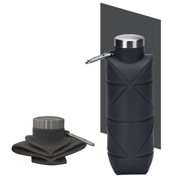 New Foldable Food Grade Silicone Collapsible Cup Telescopic Anti-Scalding Outdoor Cycling Travel Storage Water Bottle_voghion.com