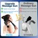 Gun Upgraded Extension Handle, Back For Pain Relief Deep Tissue, Muscles/Neck/Shoulders/Waist/Legs Massager With 4 Heads_voghion.com