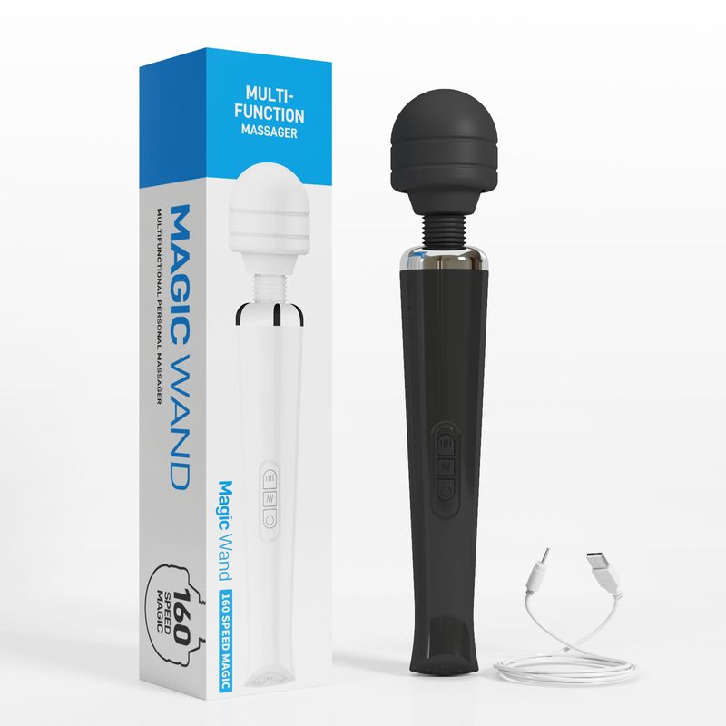 Producten voor volwassenen Directe inbrenging Krachtige vibrerende massager Oplaadbare grote vibrator Voor vrouwen Masturbatie Big AV_voghion.com