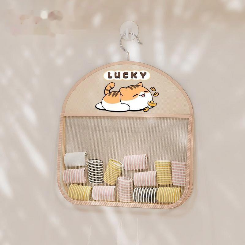 Japanese sock storage multi-layer wardrobe style and underwear sorting bag, wall hanging dormitory artifact_voghion.com