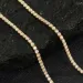 Catene Sottili 2mm Moissanite Diamante Catena Cubana Argento Vero Oro Collana Per Le Donne Gioielli Zircone Pietra Collo Collares_voghion.com