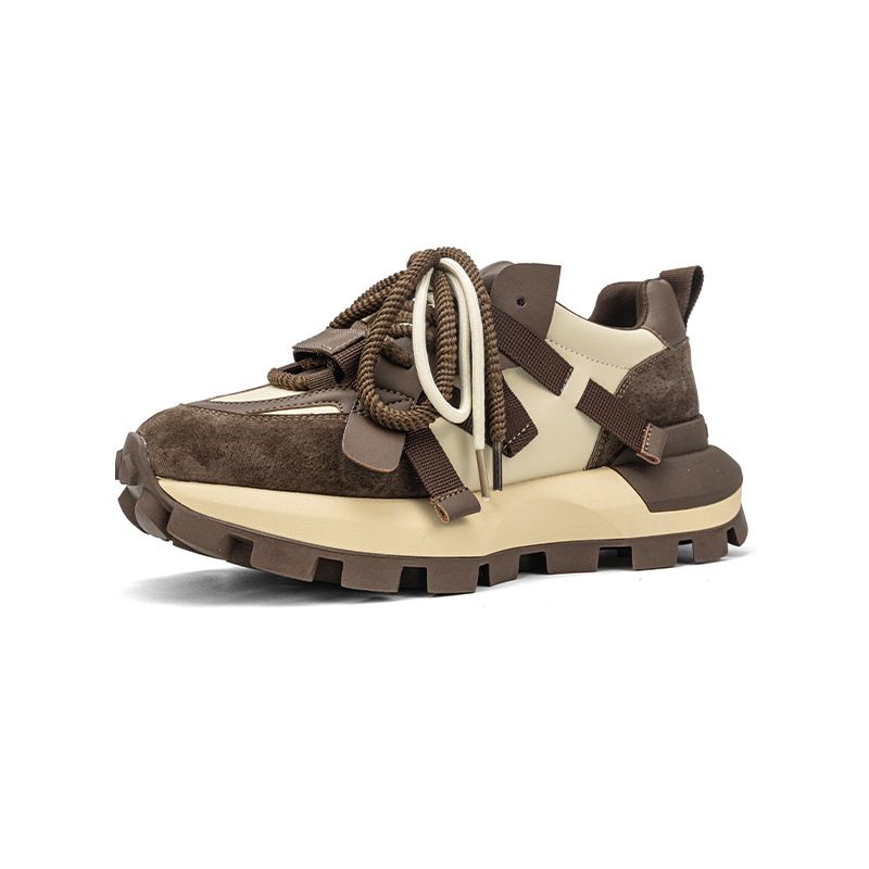 Hua Fu Xiao Mann Taille Anti-Rutsch Dicke Sohle Forrest für Frauen 2024 Frühjahr Neue Student Freizeit Lauf- und Sportschuhe_voghion.com