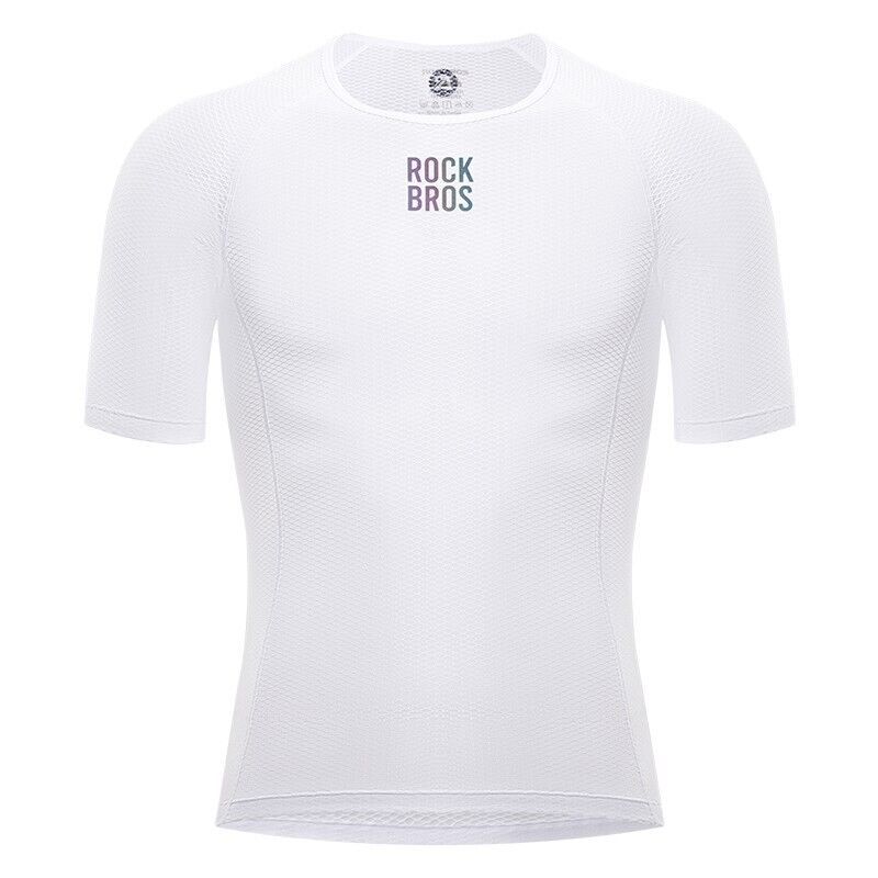 ROCKBROS Short - Sleeve Compression Shirt. Jest to funkcjonalna koszulka z oddychającymi właściwościami, odpowiednia do uprawiania sportów takich jak bieganie_voghion.com