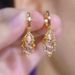 Leaf Earrings, Women's Opal Temperament, Light Luxury, High-end Sense, Exquisite Ear Buckles, Fashionable Explosion, Simple And Versatile Trendy_voghion.com