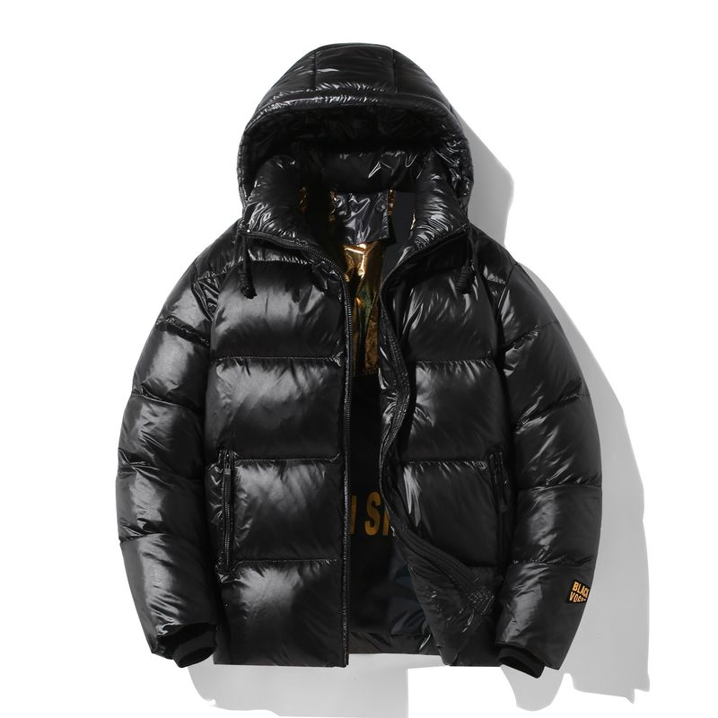 Herrenbekleidung Heiße neue Schwarzgold-Übergröße [4XL--11XL] Plus Fashion Warm Thick Warm Jacket Herren Kapuze_voghion.com